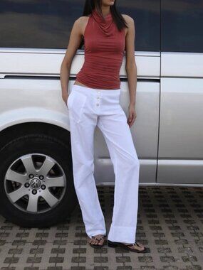 Paloma wool red halter top